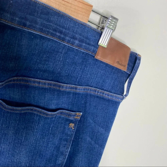 Madewell Paloma Wash High Rise Raw Hem Skinny Jeans Plus Size 36 PETITE - Picture 8 of 11